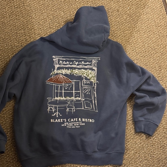 Abercrombie & Fitch Navy Blue Hoodie - Picture 2 of 2